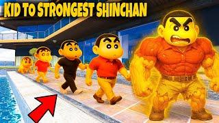 Shinchan Kid to Monster Hero Evolution in GTA 5 Telugu | Franklin & Doraemon Surprise!