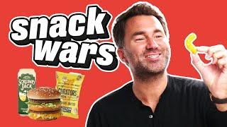 Eddie Hearn Tries McDonalds' Big Mac For The First Time | Snack Wars