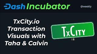 TxCity.io Transaction Visuals with Taha & Calvin | Incubator WEEKLY