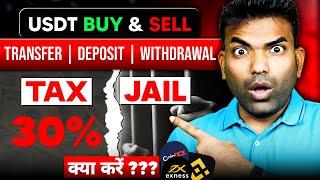 Tax on USDT Buy/Sell & Deposit/Withdraw 2024-25 Fully Explained In Hindi