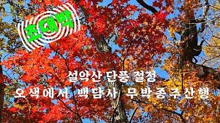 설악산 단풍절정/오색에서 백담사 무박 종주산행