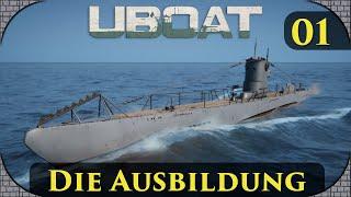 Die Ausbildung auf U-4 -UBOAT #01 (Vollversion,Let's Stream,Tutorial Deutsch)