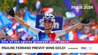 Pauline Ferrand Prevot wins gold!  | Women's Cross-Country | #Paris2024 #Olympics