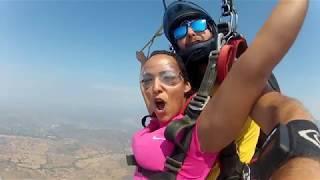 Raquel Pfulg skydiving Chame Panama