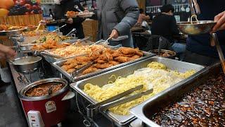 Amazing price! A five-dollar buffet per person, Korean street food