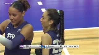 TCU vs Kansas | Women Volleyball Nov 13,2024