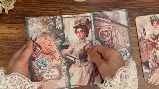 Make a Card with Me Using This Weeks Membership Images Bundle || Vintage Travel | #asmr