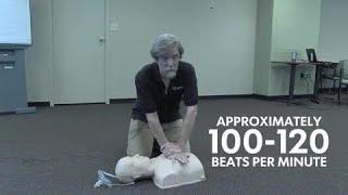 CPR demonstration presented by the American Red Cross