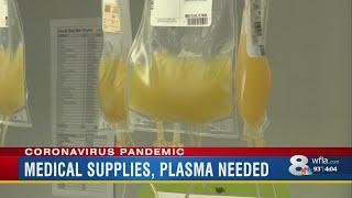 Medical supplies and plasma donations needed in Pinellas County