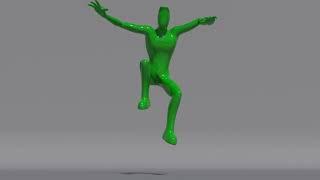 Green dude Maya rig