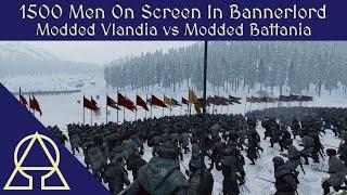 Largest Field Battle I've Played - Mount and Blade II: Bannerlord (1500+ Men On Screen)