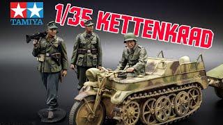 Tamiya 1/35 Kettenkraftrad and Figures | New Tool | Full Build