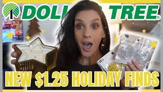 I'm back | DOLLAR TREE HAUL all NEW $1.25 HOLIDAY FINDS to grab this week (THANK YOU)