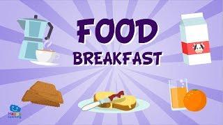 Vocabulario del desayuno en inglés | Vídeos Educativos para Niños  Aprende inglés