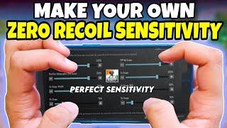 How to make your own Sensitivity | Best Zero Recoil Sensitivity for BGMI | Sensitivity Settings Code