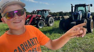 MY $2,000 MISTAKE!!!!!!! Moving hay bales with my brother