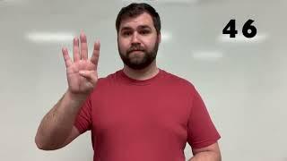 ASL Numbers 20-50
