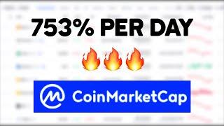  How to Trade Recently Added Coins on CoinMarketCap (753% Per Day)