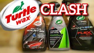 turtle wax spray wax seal & shine vs ceramic vs graphene