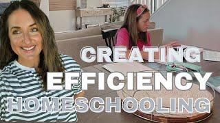 5 TIPS FOR CREATING EFFICIENCY IN HOMESCHOOLING||TIME MANAGEMENT