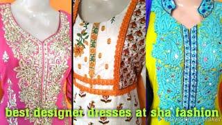 Best designer dresses at sha fashion.