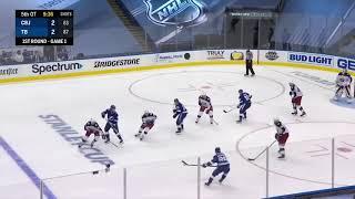 Point scores the game winner in the 5th Overtime against Columbus