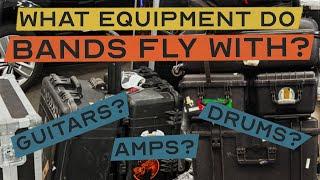 Flying With Bands: What Gear Do They Take On Planes?