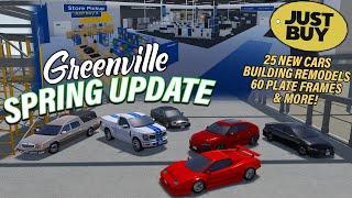 GREENVILLE SPRING UPDATE IS HERE!! (25 NEW CARS, NEW BUILDINGS, SPECIAL PAINT, REMOTE START & MORE!!