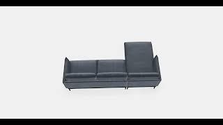 ÄPPLARYD 3-seat sofa with chaise longue 1 | AR | Ecommerce