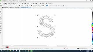 Corel Draw Tips & Tricks a Font with stripes or lines