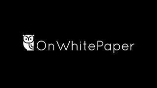 OnWhitePaper - Digital Consulting Agency (Promo Video)