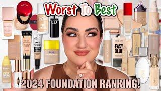 From FAILS to HOLY GRAILS | RANKING Every Foundation I Tried in 2024!