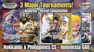 [OP08] Hokkaido & Philippines CS + Indonesia GAO Review + Analysis! [One Piece TCG]