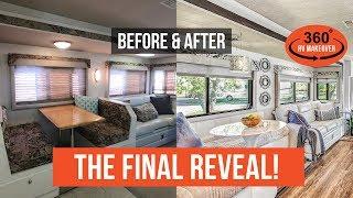 THE FINAL REVEAL: Before & After RV Renovation | RVLOVE's Ultimate RV Makeover (Ep 8) | DIY Remodel