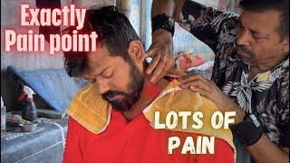 Pain Relief Therapy & Stress Removal Head Massage by Indian barber Pradeep Thakur - ASMR