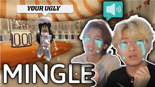 WE GOT BULLIED ON ROBLOX MINGLE WITH VOICE CHAT (SQUID GAME 2)...