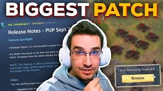 SIEGE REWORK! - BIGGEST PATCH OF THE YEAR IN AOE4!