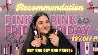 NYKAA PINK FRIDAY SALE 2024  Top Viral Makeup Deals and Recommendations You can’t miss!! 