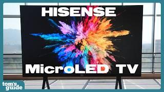 EXCLUSIVE: 136-inch Hisense MicroLED TV is AMAZING Up Close!