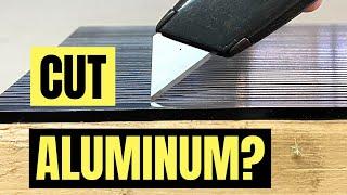 Utility Knife vs Aluminum Threshold