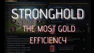 THE MOST GOLD EFFICIENCY IN STRONGHOLD