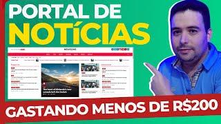 Como Criar um Site de Notícias no Wordpress [Gastando menos de R$200] Portal de Noticiais Wordpress