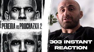 PEREIRA TO HEAVYWEIGHT?! KO'S & 4 HOUR NOTICES | REACTIONS WITH VOLK | UFC 303