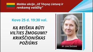 Ką reiškia būti vilties žmogumi? Krikščioniškas požiūris│Dr. Lina Šulcienė