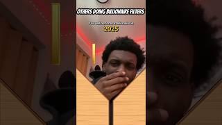 Others Trying Billionaire Filter vs. When Billionaire Filter Meets a Real Billionaire #shorts