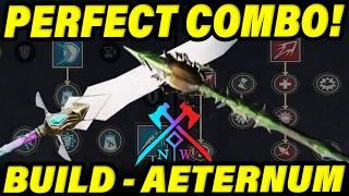 I DOMINATE New World Aeternum With The PERFECT SPEAR + GREAT SWORD COMBO! OP New World Class Guide!