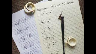 Copperplate Printable Practice Sheets /Copperplate Calligraphy