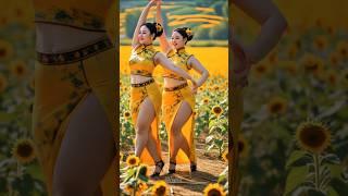 The Magical and Crazy Dance of Two Beautiful Twin Girls #agt #dance #talent