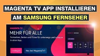 Magenta TV App installieren am Samsung Fernseher | Smart TV - Testventure