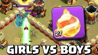 Girls vs Boys Challenge in Clash of Clans